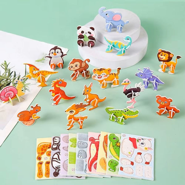 3D Animal Paper Puzzle