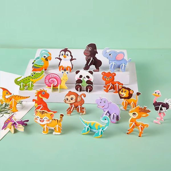 3D Animal Paper Puzzle