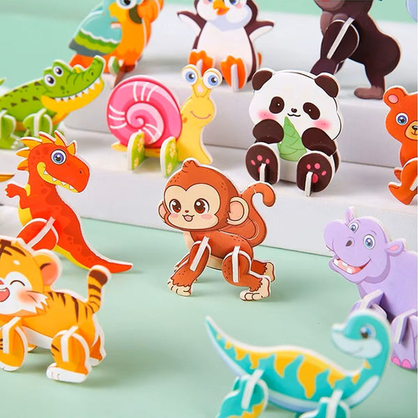 3D Animal Paper Puzzle