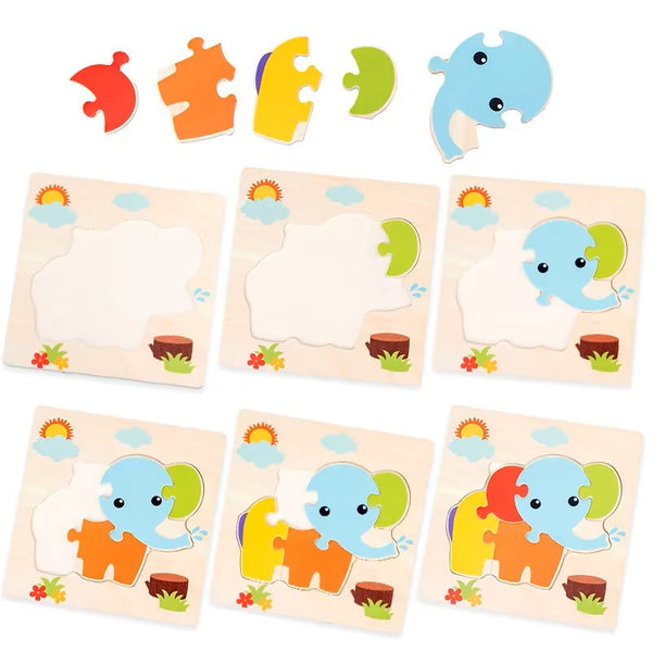 Wooden Animal Jigsaw Puzzle