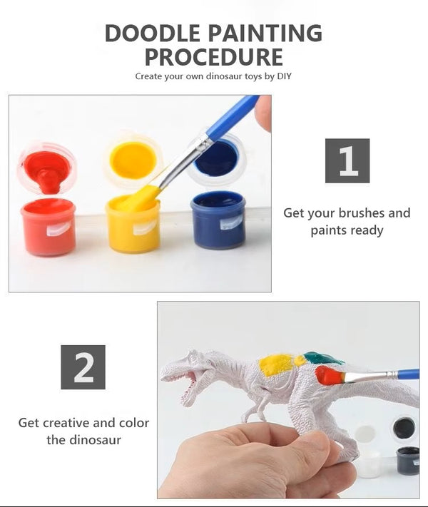 DIY Dinosaur Coloring Toy