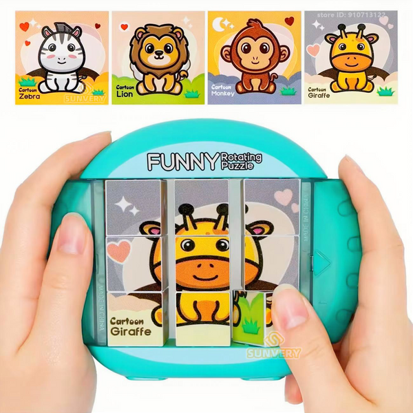 4-in-1 Rotating Kids Puzzle