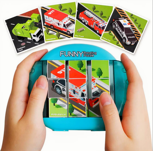 4-in-1 Rotating Kids Puzzle