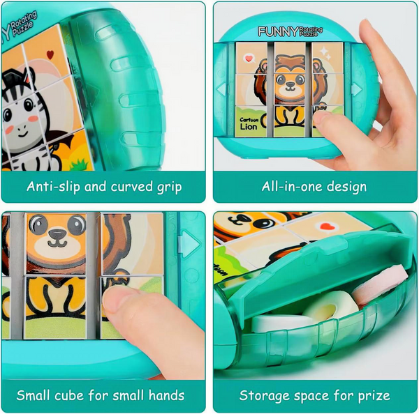 4-in-1 Rotating Kids Puzzle