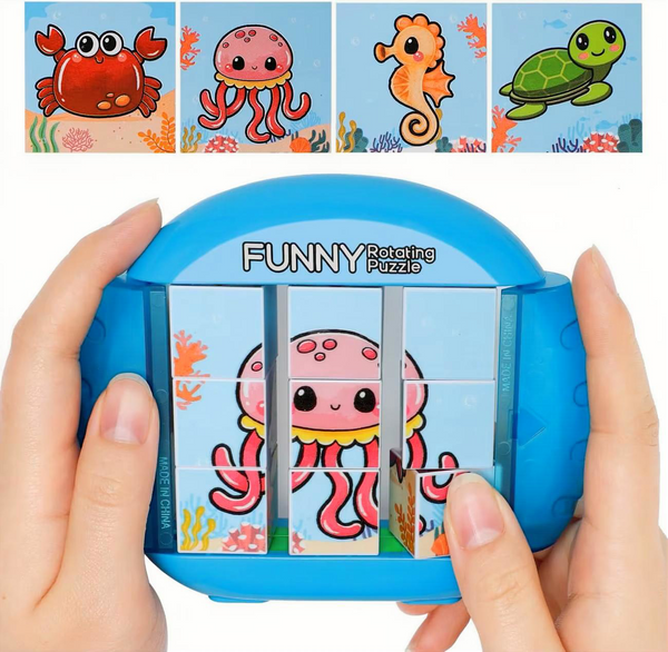 4-in-1 Rotating Kids Puzzle