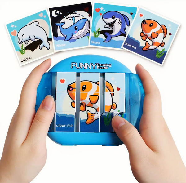 4-in-1 Rotating Kids Puzzle