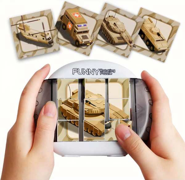 4-in-1 Rotating Kids Puzzle