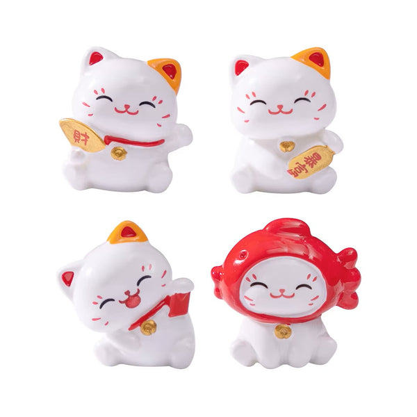 Lucky Cat Figurine Set