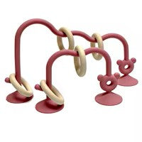 Wood Silicone Teether Toy
