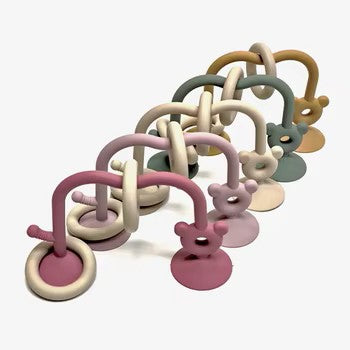 Wood Silicone Teether Toy