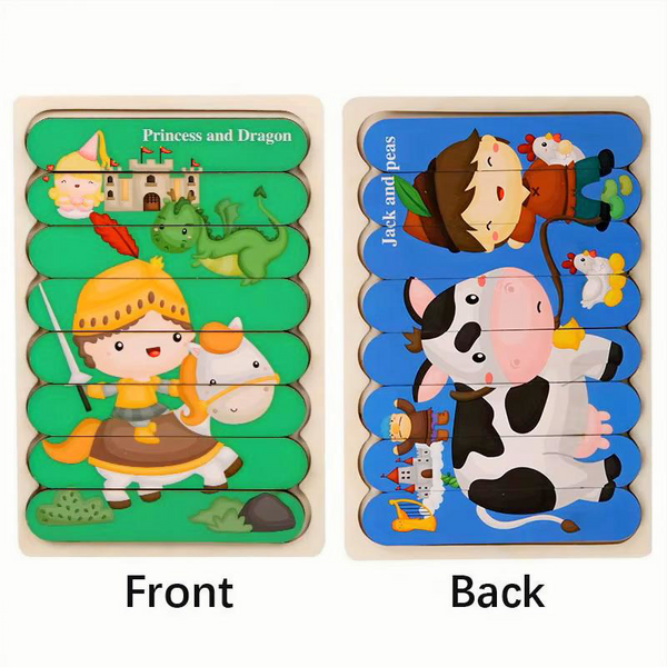Animal Wooden Strip Puzzle