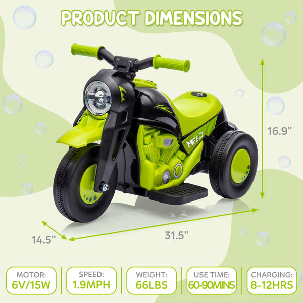 Kids Ride-On Bubble Bike