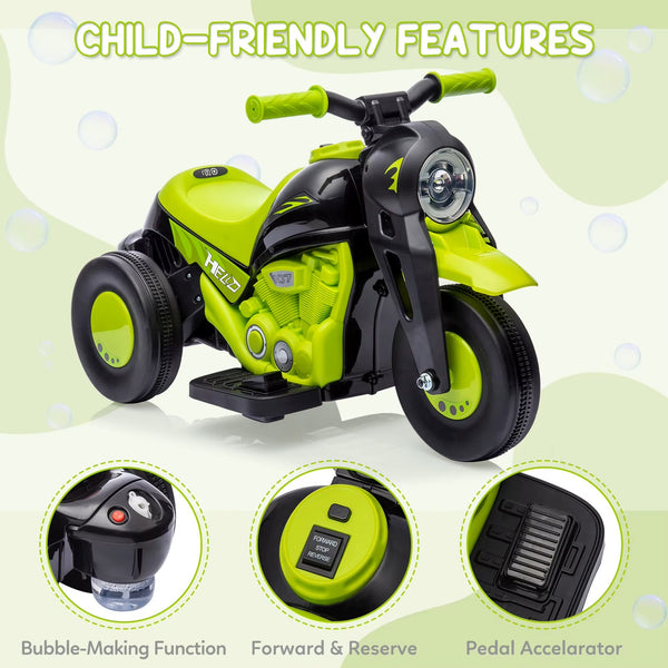 Kids Ride-On Bubble Bike