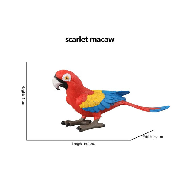 Jungle Bird Animal Figures