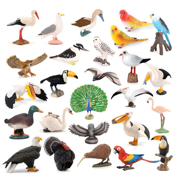 Jungle Bird Animal Figures