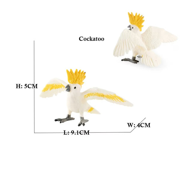Jungle Bird Animal Figures