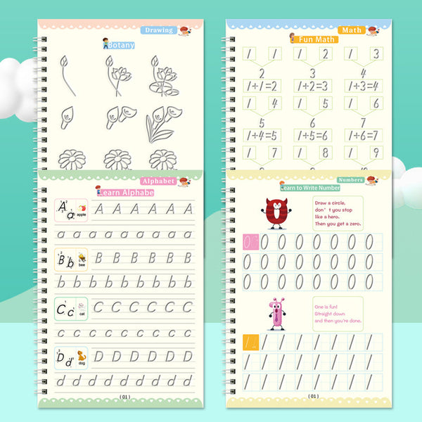 Kids Reusable Writing Book