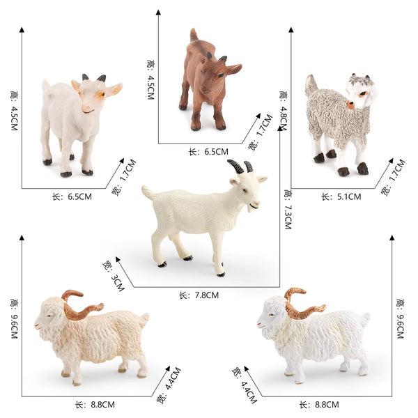 Mini Farm Sheep Figures