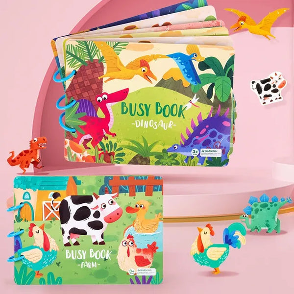 Montessori Busy Sticker Book