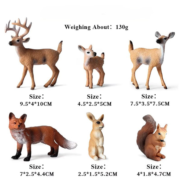 Mini Forest Animal Set