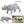 Load image into Gallery viewer, African Wild Animal Figures

