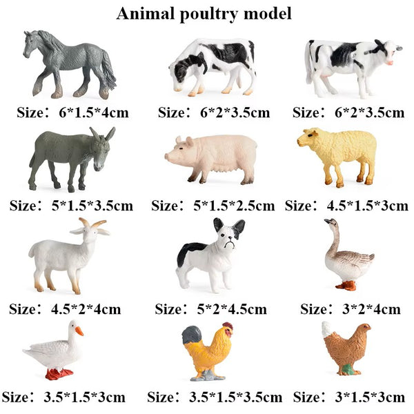 Mini Farm Animal Set