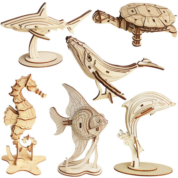 Wooden Marine Life Puzzle