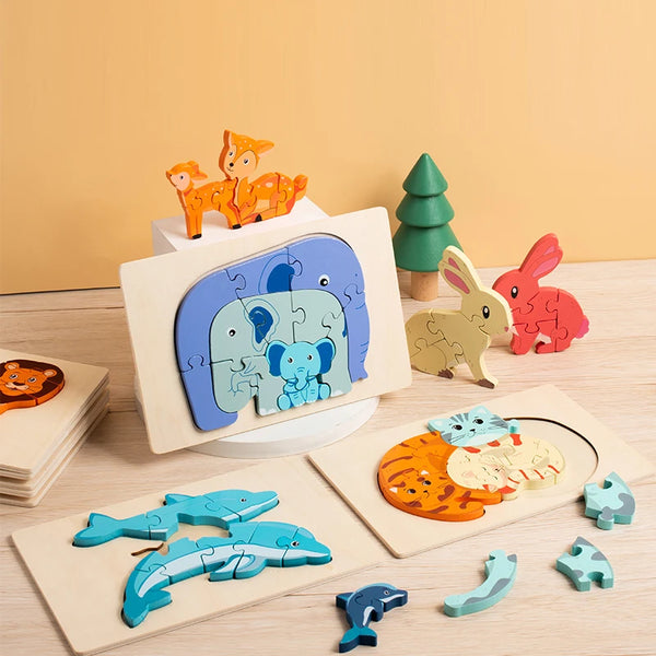 Wooden Animal Jigsaw Puzzle